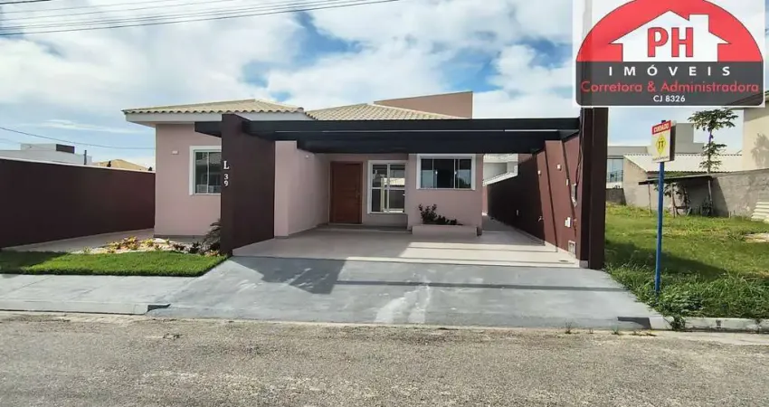 Casa Linear Nova em Condomínio de Luxo – Estilo Americano e Alto Padrão!