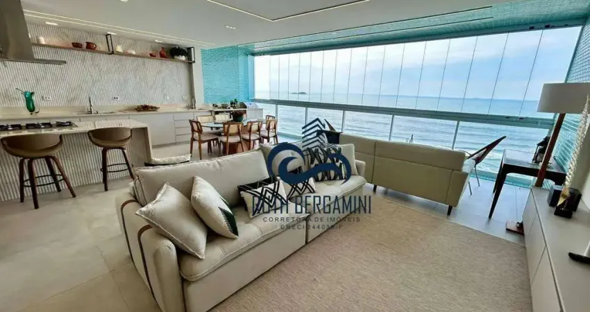 Apartamento frente mar à venda na praia das pitangueiras - guarujá/sp