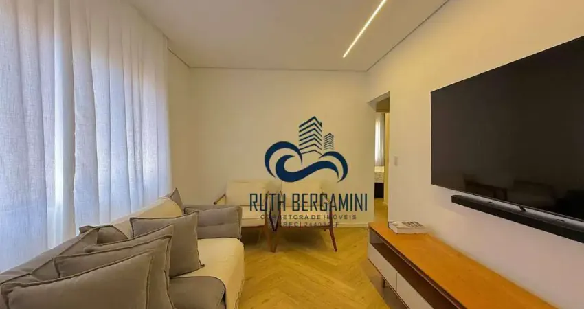 Apartamento reformado à venda na praia das astúrias - guarujá - sp