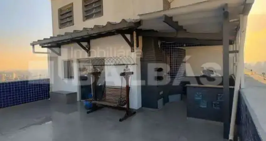 Cobertura - 160 m² - 2 dorms. (1 suíte) , quintal gourmet - 2 vagas