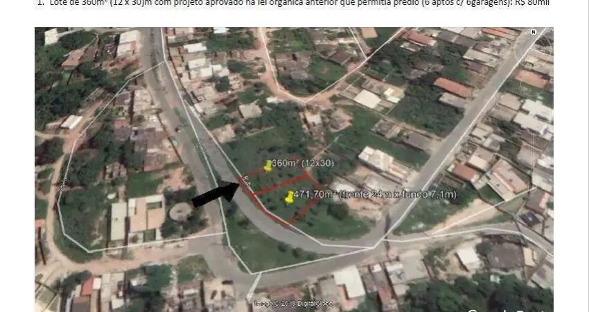 Terreno à venda no Recanto Verde, Esmeraldas