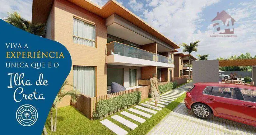 Apartamento com 2 dormitórios à venda, 75 m² por R$ 565.000 - Praia de Imbassaí - Mata de São João/BA