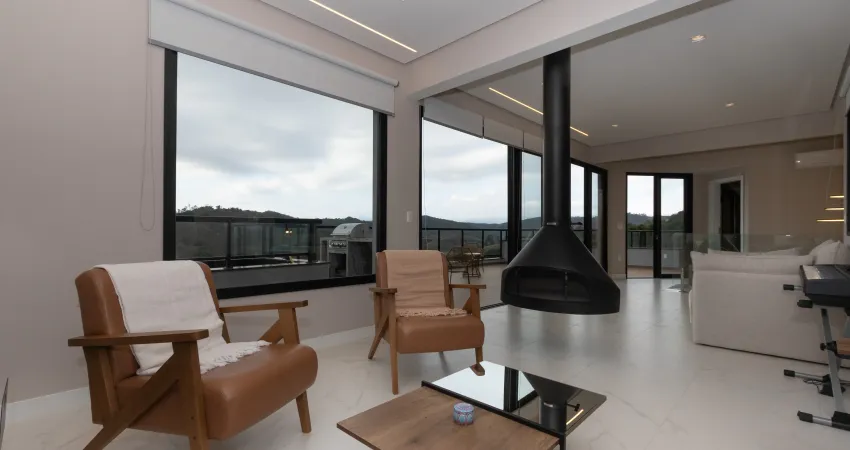 Modernidade, conforto e natureza: casa com 3 suítes e vista espetacular - residencial ecológico