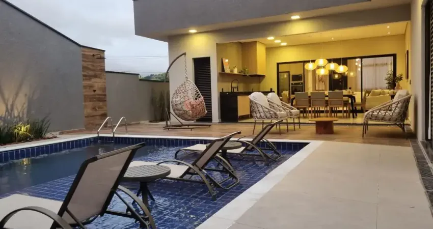 Maravilhosa Casa decorada à venda no Condomínio Buona Vita Atibaia