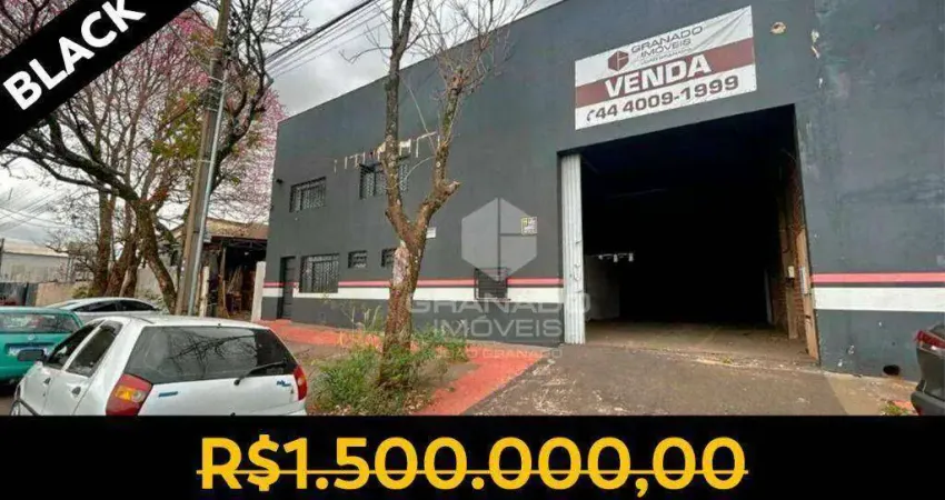 Barracão, 402 m² - venda por r$ 1.399.000,00 ou aluguel por r$ 7.500,00/mês - jd paulista - maringá/pr