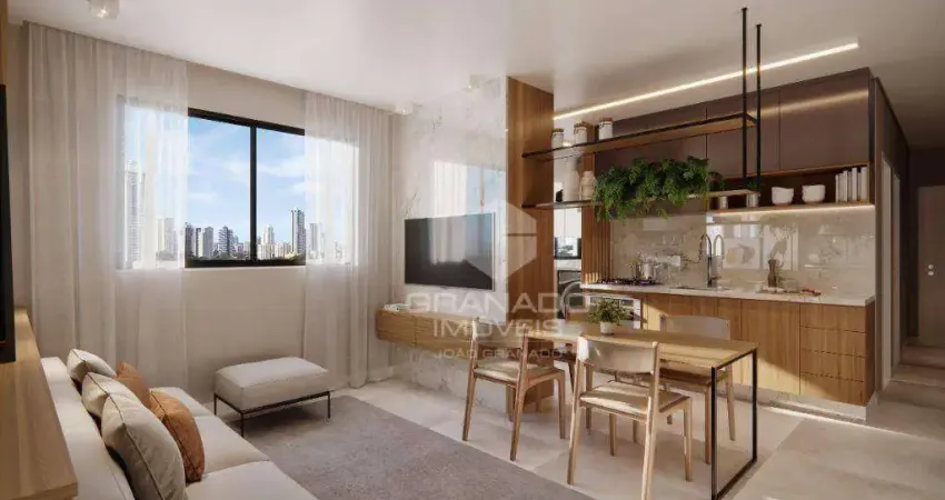 Apartamento com 2 dormitórios à venda, 58 m² - zona 07 - maringá/pr