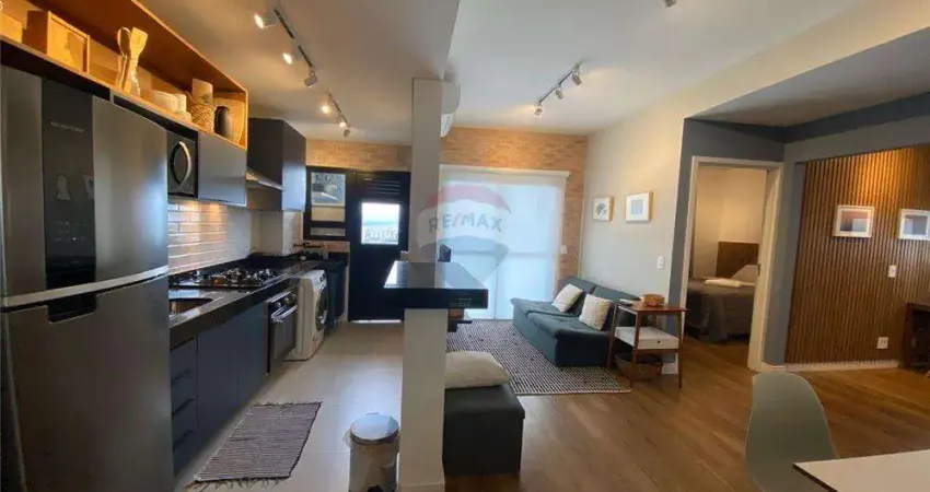 Apartamento Mobiliado para Alugar no Le Monde – 1 Dormitório na Rua do Mercadão Campolim