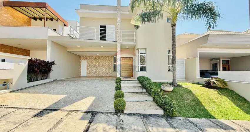 Casa com 4 suites - 296m² - condomínio mont blanc em sorocaba sp