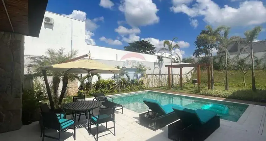 Casa 1.000m2, 4 suítes, mobiliada para aluguel no condomínio fazenda imperial em sorocaba/sp