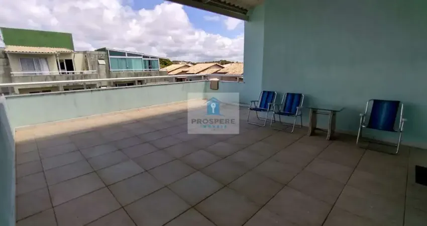 Cobertura de um quarto em Stella Maris, banheiro social, terraço e 1 vaga de garagem solta e coberta.