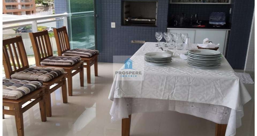 Apartamento no Greenville, 4 quartos sendo 3 suítes, nasceste varanda gourmet e 3 vagas de garagem