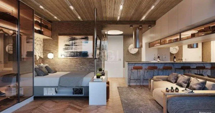 Apartamento para venda - 27.79m², 1 dormitório, sendo 1 suites, 1 vaga - cidade