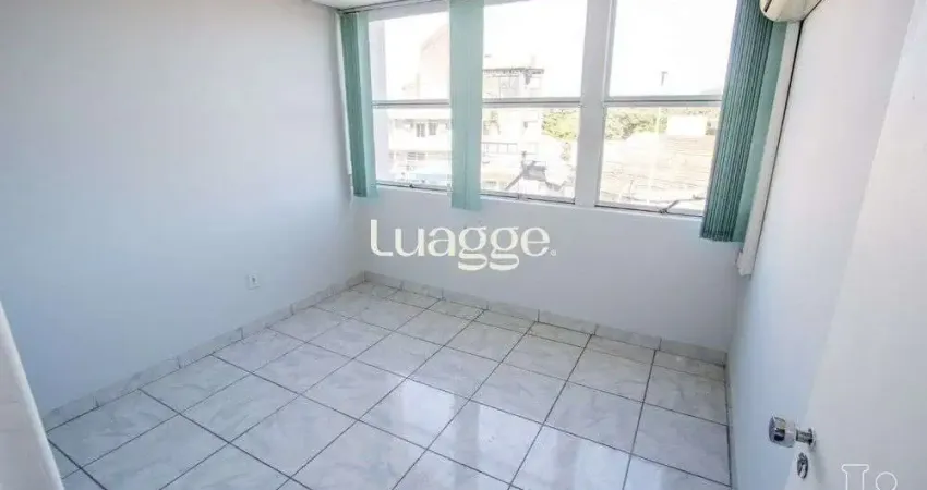 Sala comercial com 22m² de área privativa, frente, piso cerâmico, equipada com l