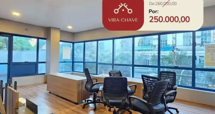 Conjunto comercial 1 dormitórios à venda rio branco porto alegre/rs