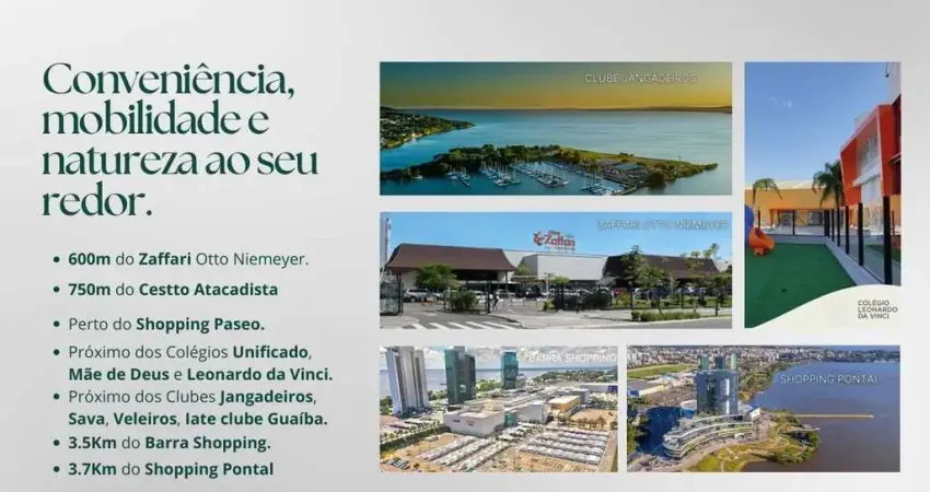 Apartamento no bairro tristeza com 3 suítes e 2 vagas (conclusão em 2028)