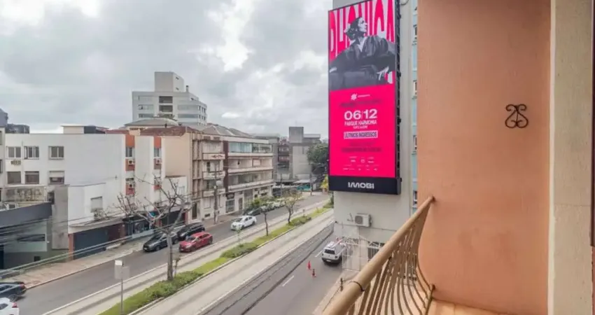 Apartamento semi mobiliado 2 dormitórios bairro petrópolis