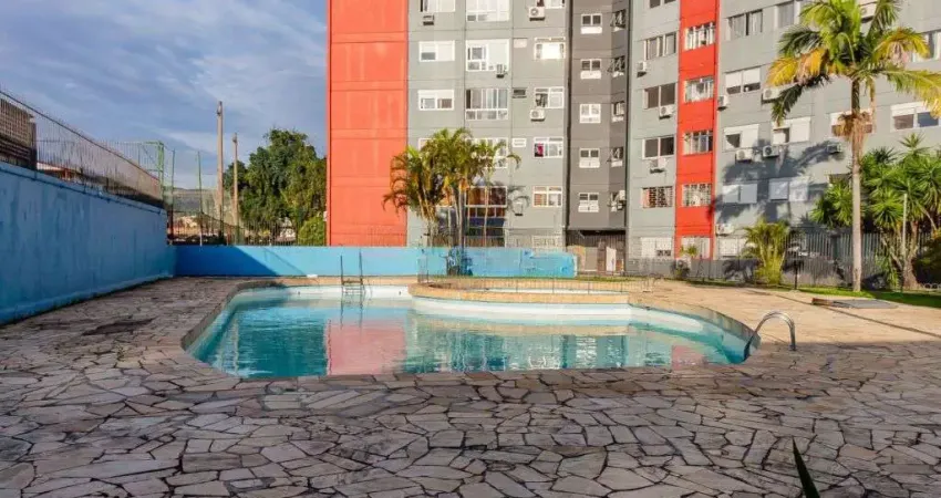 Apartamento com 1 quarto, elevador, Piscina e Churrasqueira Partenon.