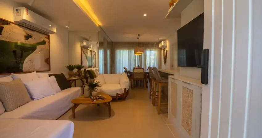 Alto padrão em praia do forte – mobiliado, climatizado e perto da praia!