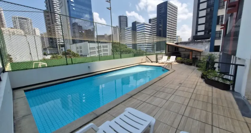 Costa azul | 14º andar | nascente total | 3/4 com suíte | 2 vagas cobertas | infraestrutura completa | r$ 570 mil