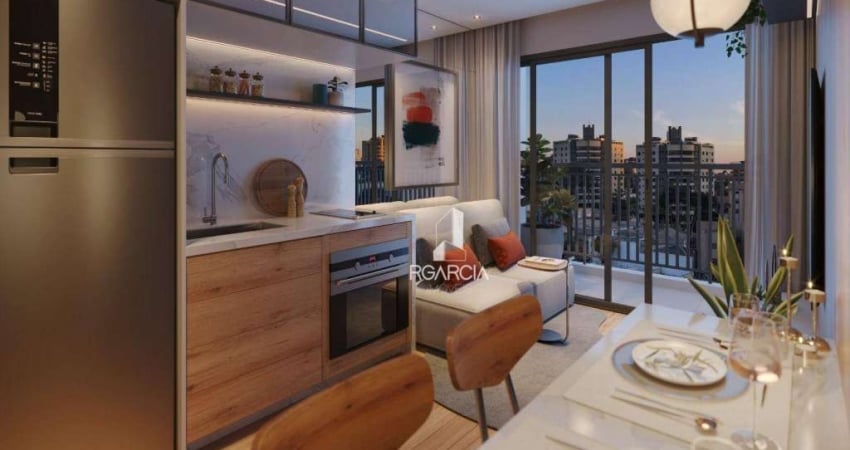 Studio com 1 dormitório à venda, 25 m² por R$ 314.400,00 - Rebouças - Curitiba/PR
