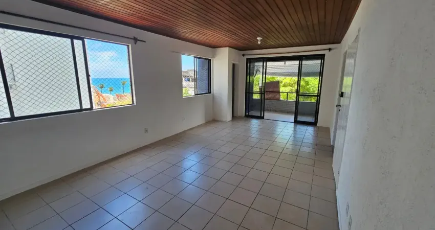 Apartamento para locação na barra, são 3 suítes com vista mar.