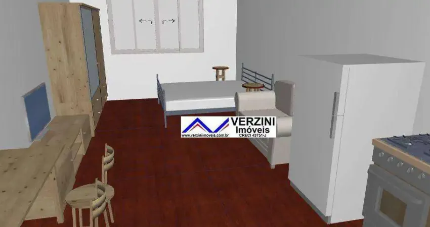 Kitnet para alugar, 25 m² por R$ 1.100/mês - Parque Continental II - Guarulhos/SP