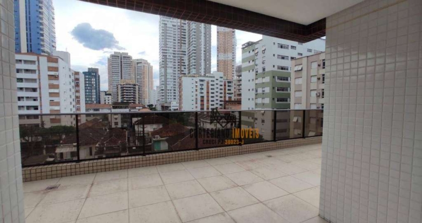 Apartamento com 3 quartos à venda na Rua Pernambuco, Gonzaga, Santos