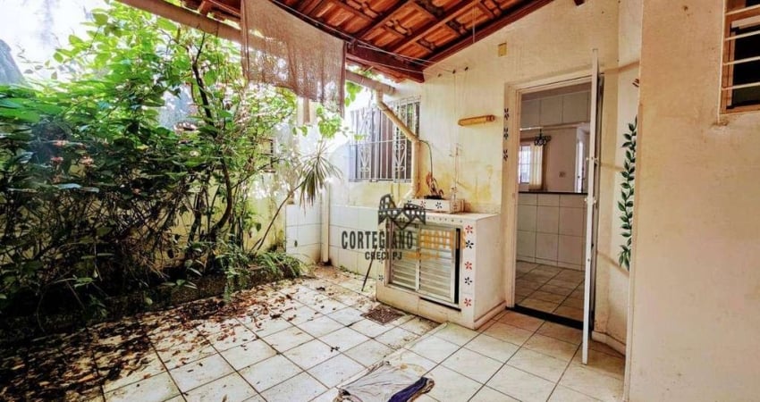 Sobrado com 2 dormitórios à venda, 80 m² por R$ 480.000,00 - Campo Grande - Santos/SP