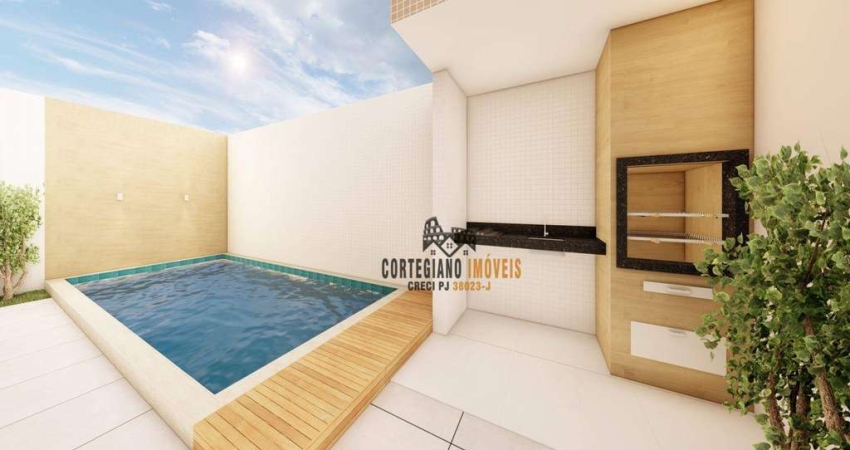 Casa com 3 dormitórios à venda, 220 m² por R$ 1.290.000,00 - Aparecida - Santos/SP