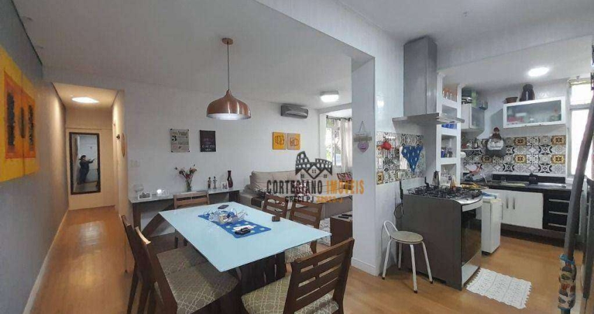 Apartamento com 2 dormitórios à venda, 78 m² por R$ 469.000,00 - Embaré - Santos/SP
