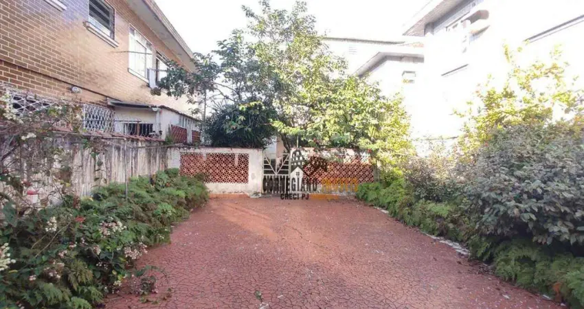 Terreno à venda, 350 m² por R$ 1.100.000,00 - Campo Grande - Santos/SP