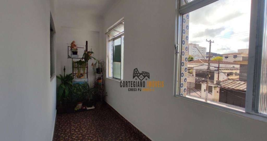Sobreposta alta em Village com 2 dormitórios à venda por R$ 415.000 - Campo Grande - Santos/SP