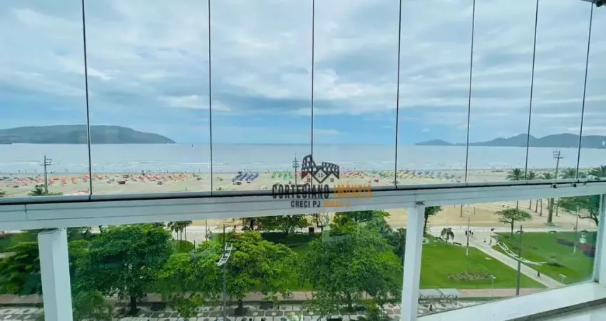 Viva o Luxo Frente ao Mar: Apartamento Exclusivo no Gonzaga, Totalmente Reformado e Pronto para Morar