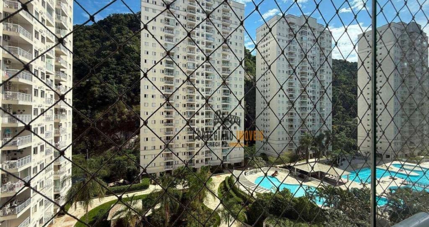 Acqua Play Home &amp; Resort Apartamento com 3 dormitórios à venda, 84 m² por R$ 650.000 - Marapé - Santos/SP