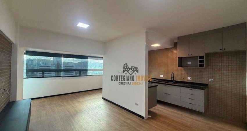 Apartamento com 2 dormitórios para alugar, 65 m² por R$ 4.500,02/mês - Macuco - Santos/SP