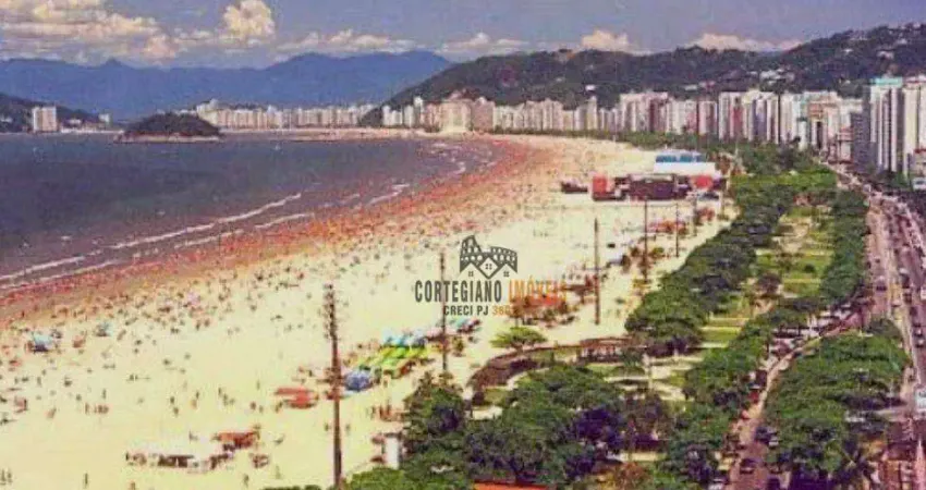 Apartamento com 1 dormitório à venda, 46 m² por R$ 285.000 - Boqueirão - Santos!