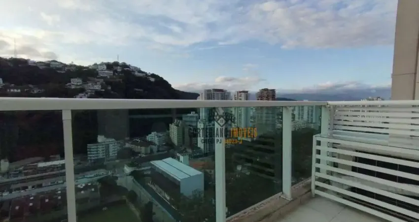 Apartamento duplex com 2 suítes/lazer completo na cobertura à venda, 88 m² por r$ 820.000 - josé menino - santos !