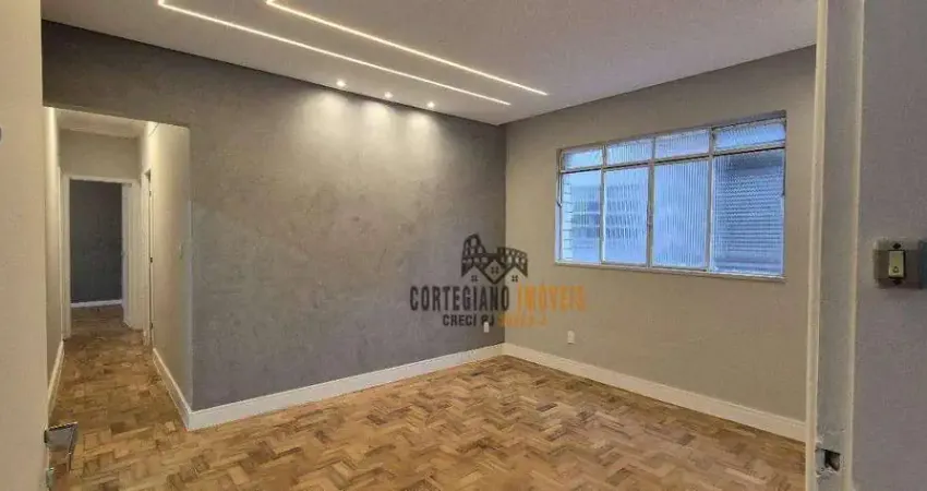 Apartamento com 2 dormitórios à venda, 1° andar 98 m² por R$ 499.000 - Embaré - Santos/SP