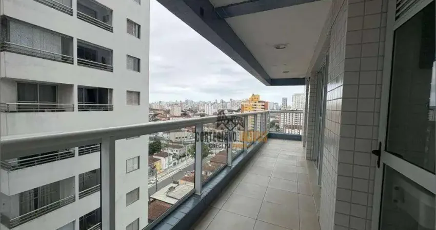 Apartamento com 2 dormitórios para alugar, 85 m² por R$ 4.925,00/mês - Boqueirão - Santos/SP