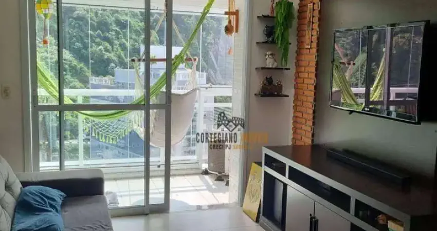 Apartamento com 2 dormitórios para alugar, 79 m² por R$ 5.000,02/mês - José Menino - Santos/SP