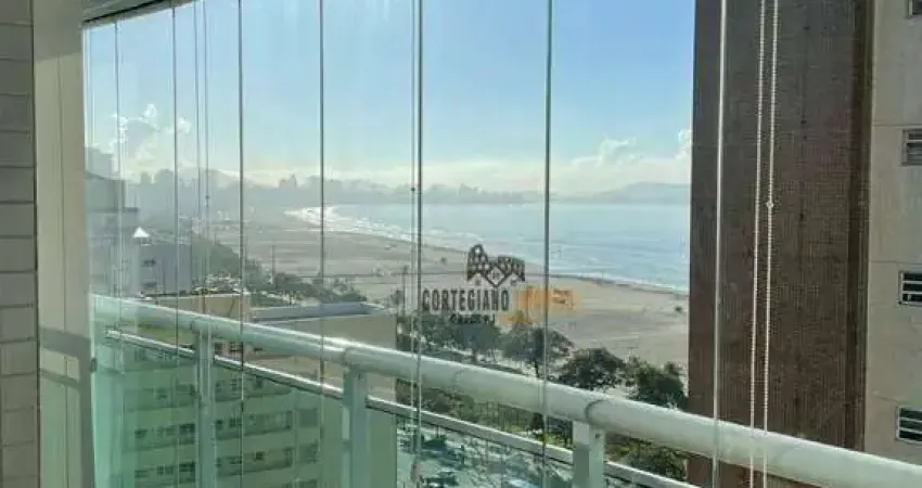 Apartamento com vista mar - 2 suítes à venda, 77 m² por r$ 990.000 - josé menino - santos/sp