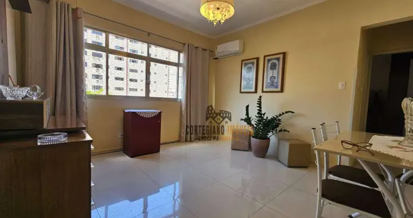 Apartamento com 1 dormitório à venda, 60 m² por r$ 350.000 - campo grande - santos !