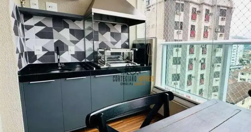 Apartamento com 2 dormitórios/lazer completo à venda, 63 m² por r$ 740.000 - campo grande - santos !