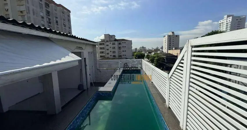Casa com 3 dormitórios/2 Suítes/2 Vagas à Venda, 184 m² por R$ 1.200.000 - Aparecida - Santos/SP