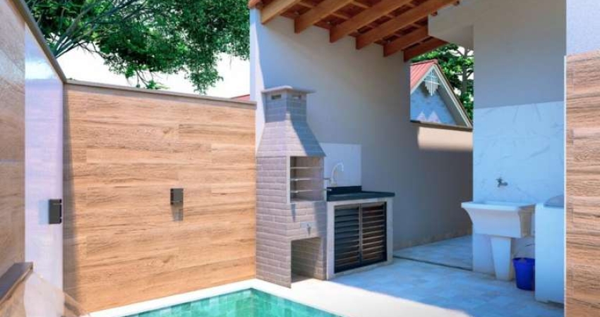 Casa para Venda em Itanhaém, Campos Elíseos, 2 dormitórios, 1 suíte, 2 banheiros, 2 vagas
