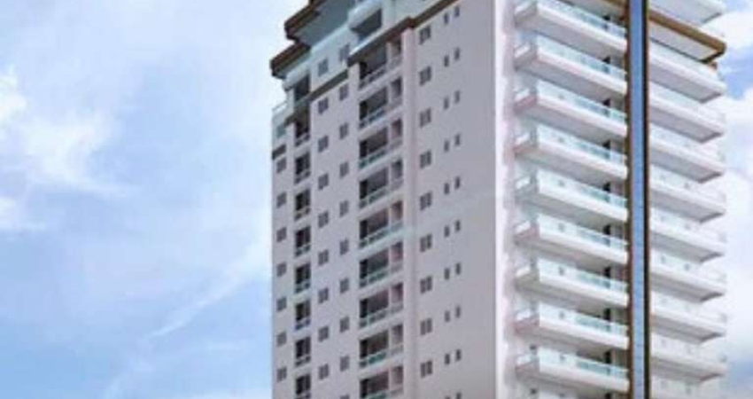 Apartamento para Venda em Praia Grande, Guilhermina, 2 dormitórios, 1 suíte, 1 banheiro, 1 vaga