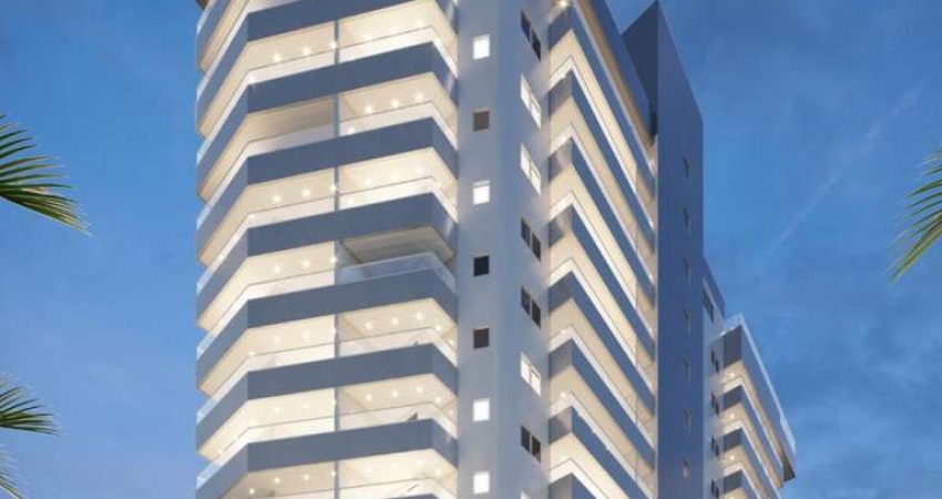 Apartamento para Venda em Praia Grande, Mirim, 2 dormitórios, 1 suíte, 1 banheiro, 2 vagas