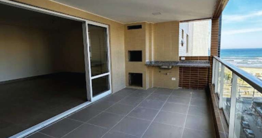 Apartamento para Venda em Praia Grande, Aviação, 3 dormitórios, 3 suítes, 4 banheiros, 3 vagas