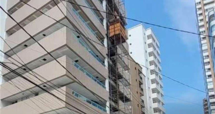 Apartamento para Venda em Praia Grande, Aviação, 2 dormitórios, 1 suíte, 1 banheiro, 1 vaga