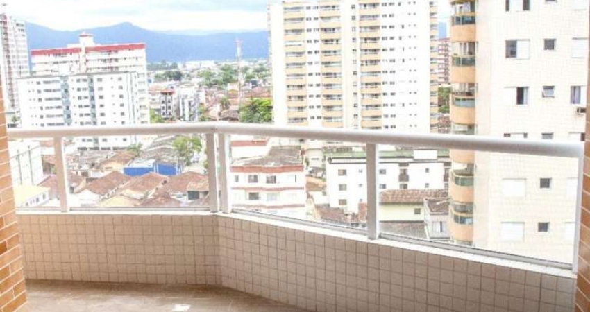 Apartamento para Venda em Praia Grande, Aviação, 1 dormitório, 1 banheiro, 1 vaga